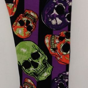 OS Lularoe Leggings Skulls NWT